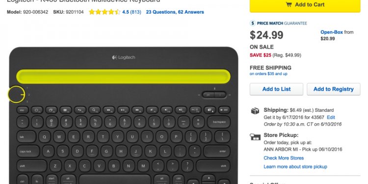 Logitech-k480-best-buy-deal