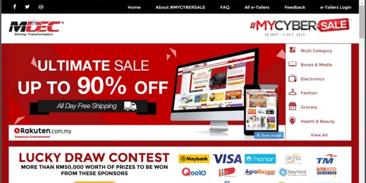 MyCyberSale website