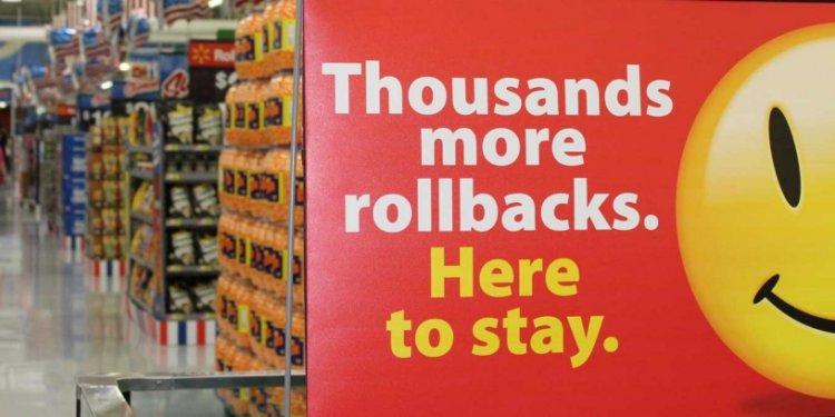 Photo of a Walmart store