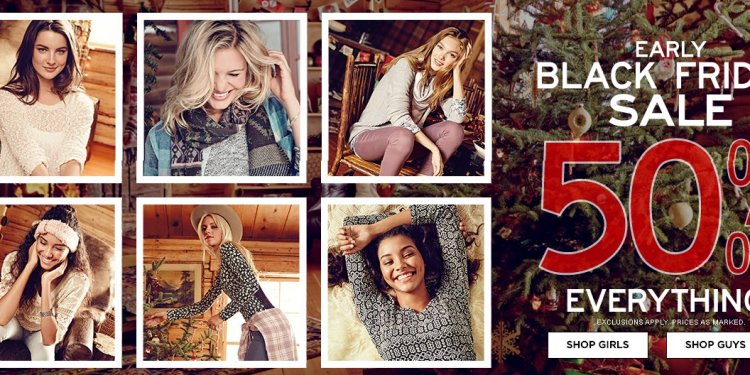 Black Friday Aeropostale sales