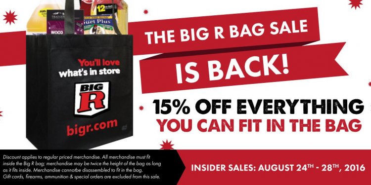 Big r Black Friday sales