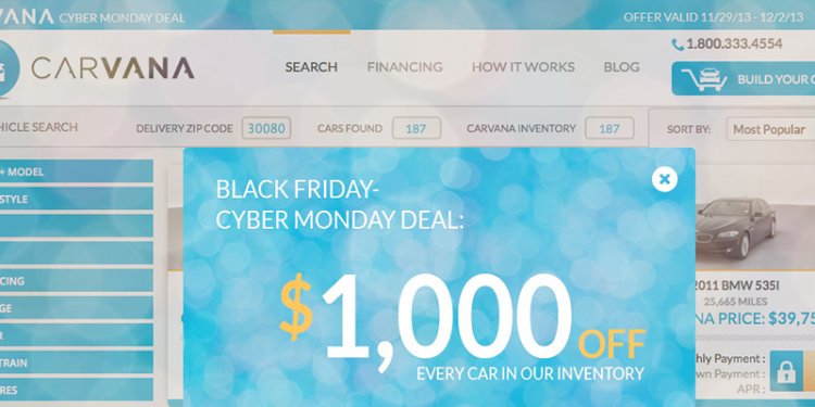Black Friday dealership deals