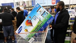 Holiday Shoppers Seek Out Deals On Black Friday