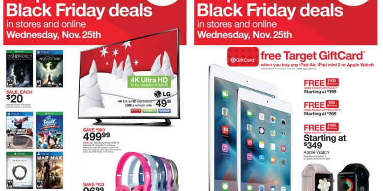 Black Friday deals online Target