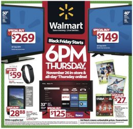 More of the discounts inside Walmart Black Friday 2015 advertisement can be obtained online this current year.