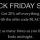Top deals Black Friday