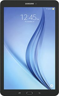 Samsung Galaxy Tab E 9.6 in black colored