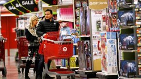 Shoppers at a Target store in Chicago.