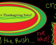 After Thanksgiving sales