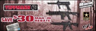 Tippmann Paintball Gun purchase Save $30