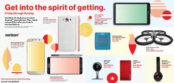 Verizon’s Black Friday discounts: 5 days of deals on smartphones, pills, add-ons