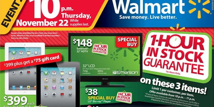 What on sales Black Friday at Walmart?
