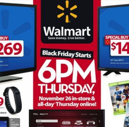 Walmart Black Friday 2016 forecasts begin Time Date