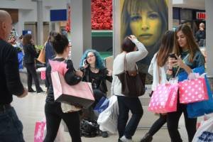 Willowbrook Mall in Wayne had been busy Friday, but the majority of men and women opted to look on the web.